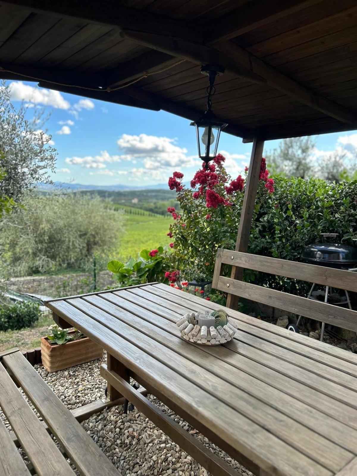 Апартаменты Casa Guardiavigna In Chianti San Gusme Экстерьер фото